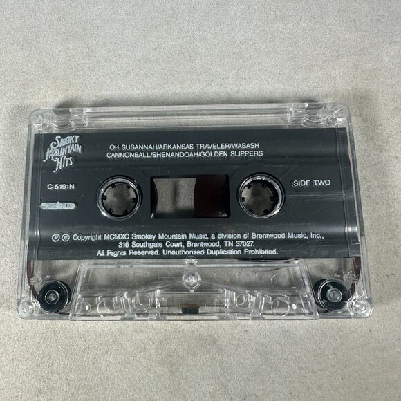 Smoky Mountain Hits Cassette Tape Featuring Hand-Crafted Instruments 1990 - Picture 3 of 4